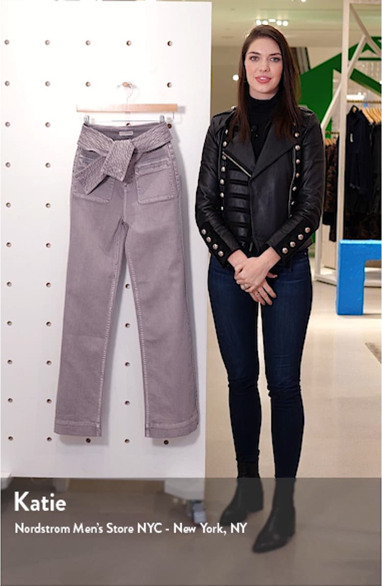 Wade Tie Waist Tapered Jeans, sales video thumbnail