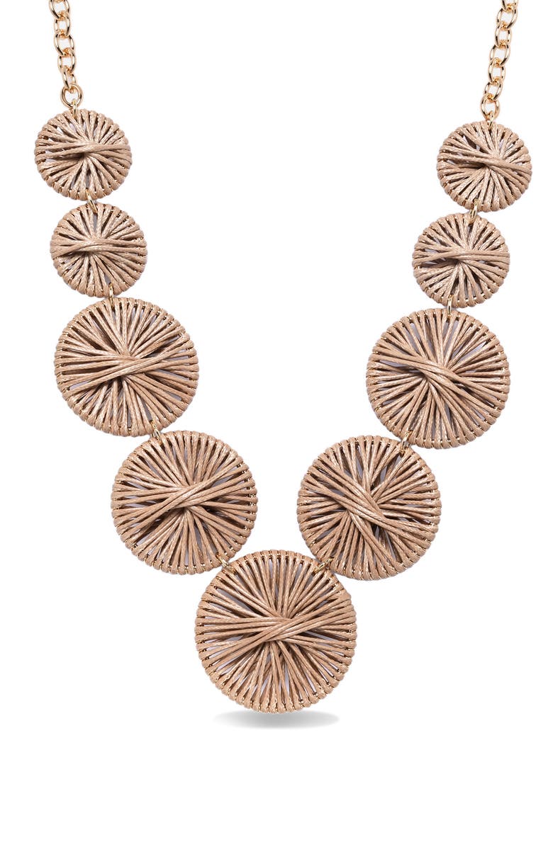 EYE CANDY LOS ANGELES Joanna Necklace, Main, color, Gold