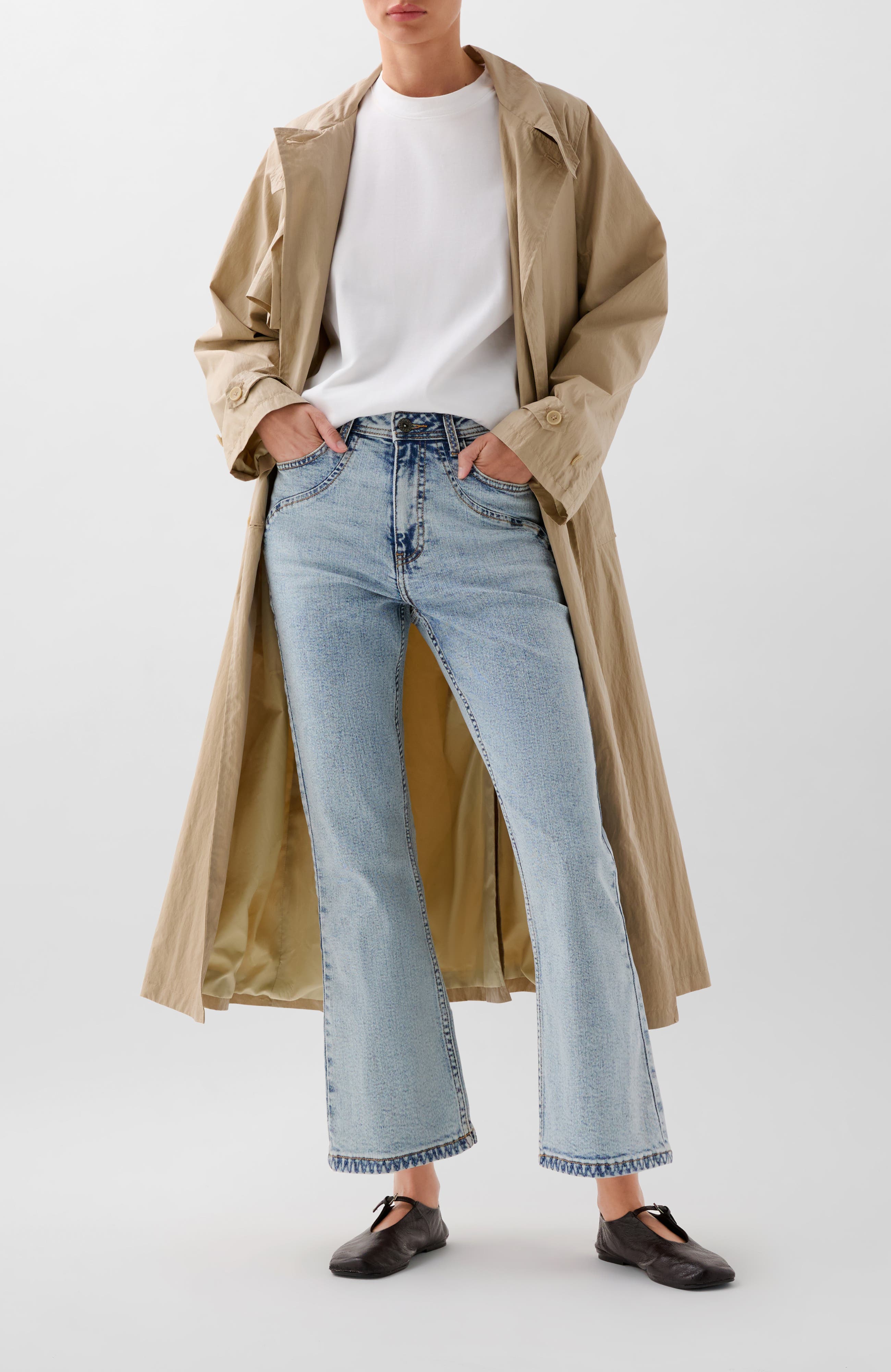 Ankle Stitching Denim Pant - image 2