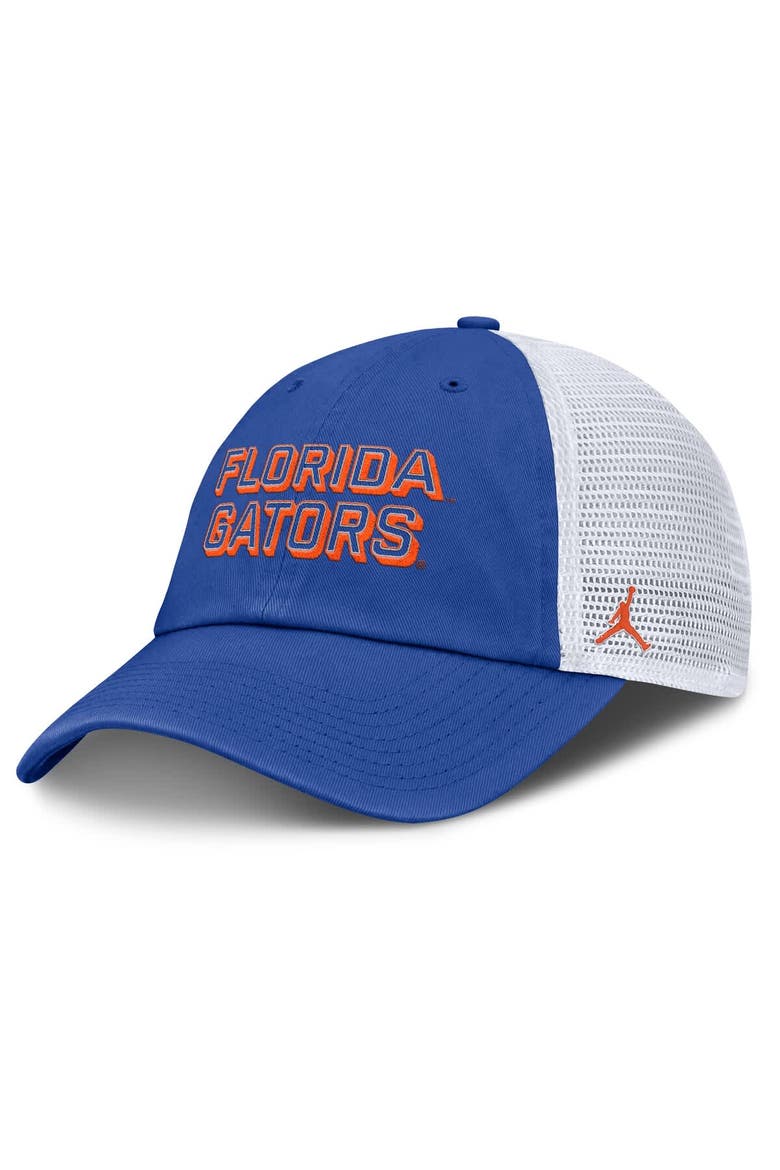 Men's Jordan Brand Royal Florida Gators 2025 Gameday On-Field Club Adjustable Trucker Hat, Main, color, Royal