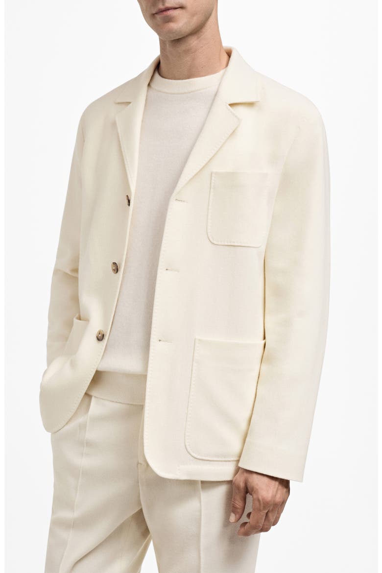 Slim Fit Wool Blend Sport Coat, Main, color, IVORY