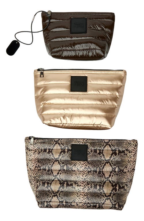 Think Royln Travel Trio Organizational Pouches In Multi