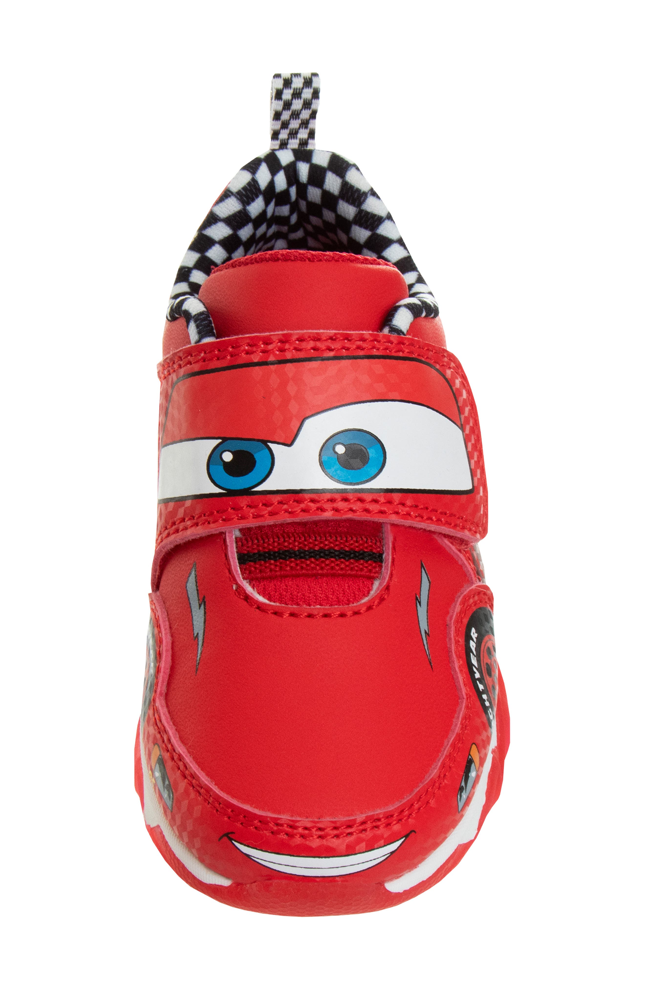 JOSMO Kids' Disney Pixar Light Up Sneaker, Alternate, color, Red