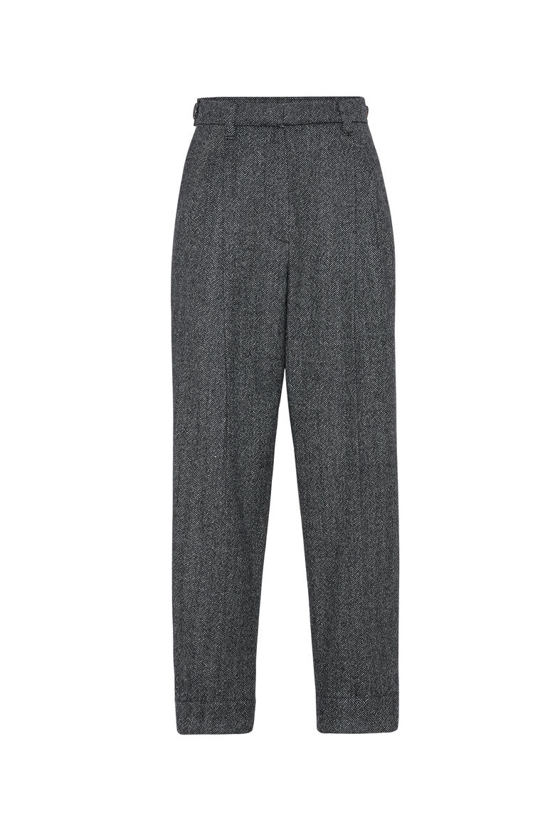 Baggy sartorial trousers, Main, color, Black