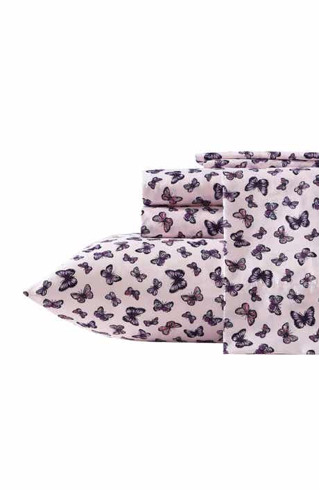 Betsey Johnson Butterfly Delight Microfiber Sheet Set