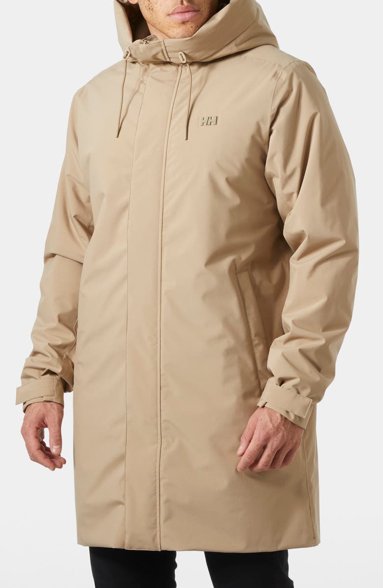 Helly Hansen Munich Waterproof Insulated Raincoat, Main, color, Pebble