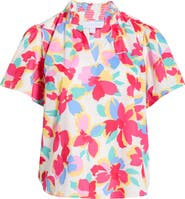 SUGARLIPS Yani Floral Smocked Top