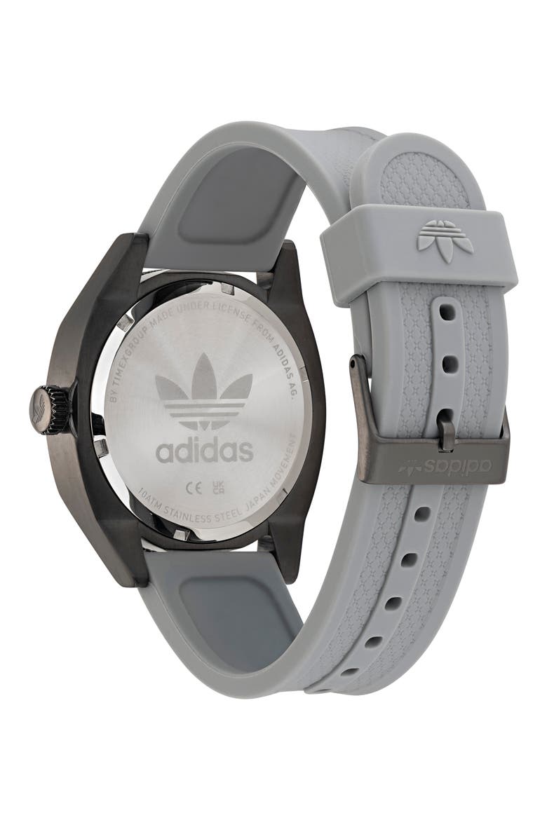Edition Two Silicone Strap Watch, 42mm, Alternate, color, LIGHT BLUE