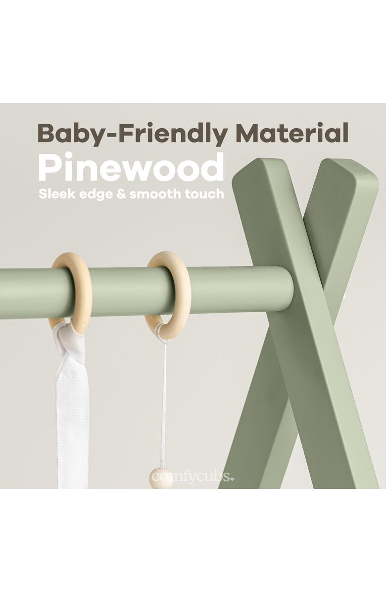 Wooden Baby Play Gym Set
