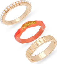 Leith Set of 3 Mixed Rings