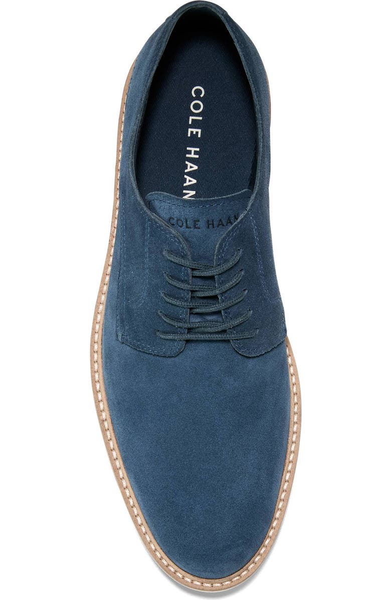 Cole Haan Morse Grand Plain Toe Derby, Alternate, color, Big Dipper Suede/Ivory/Stone