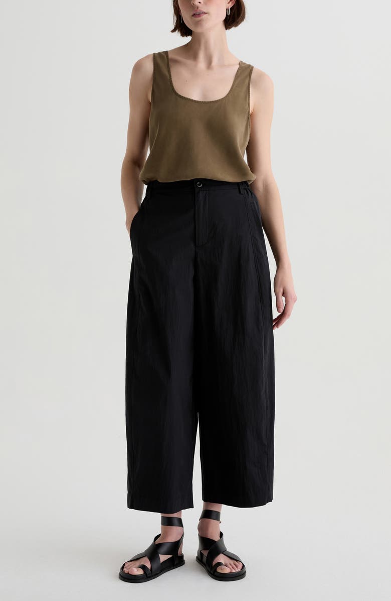 AG Jasmin Relaxed High Waist Ankle Barrel Leg Pants, Alternate, color, 