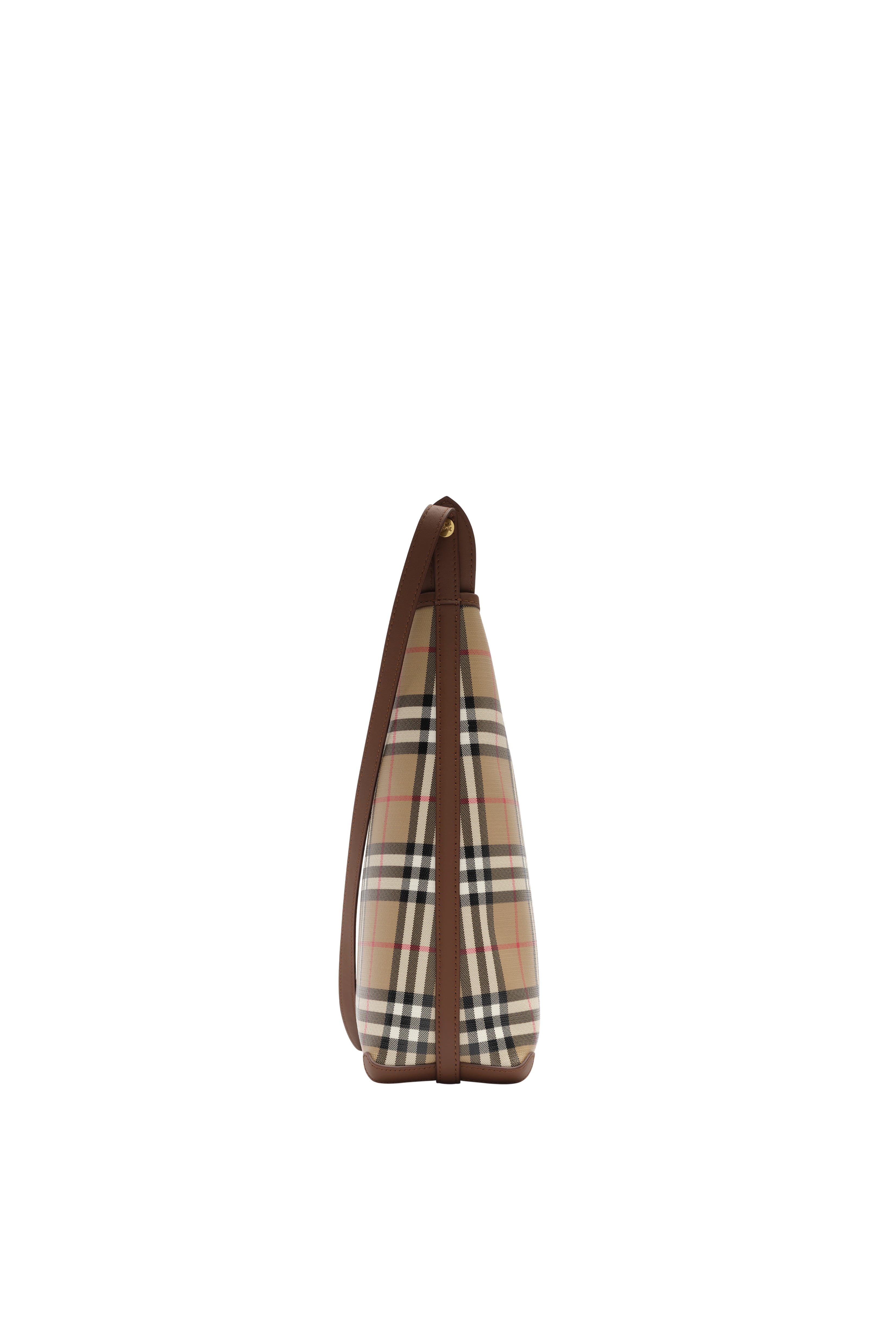 Small Check Shoulder Bag, Alternate, color, Archive beige
