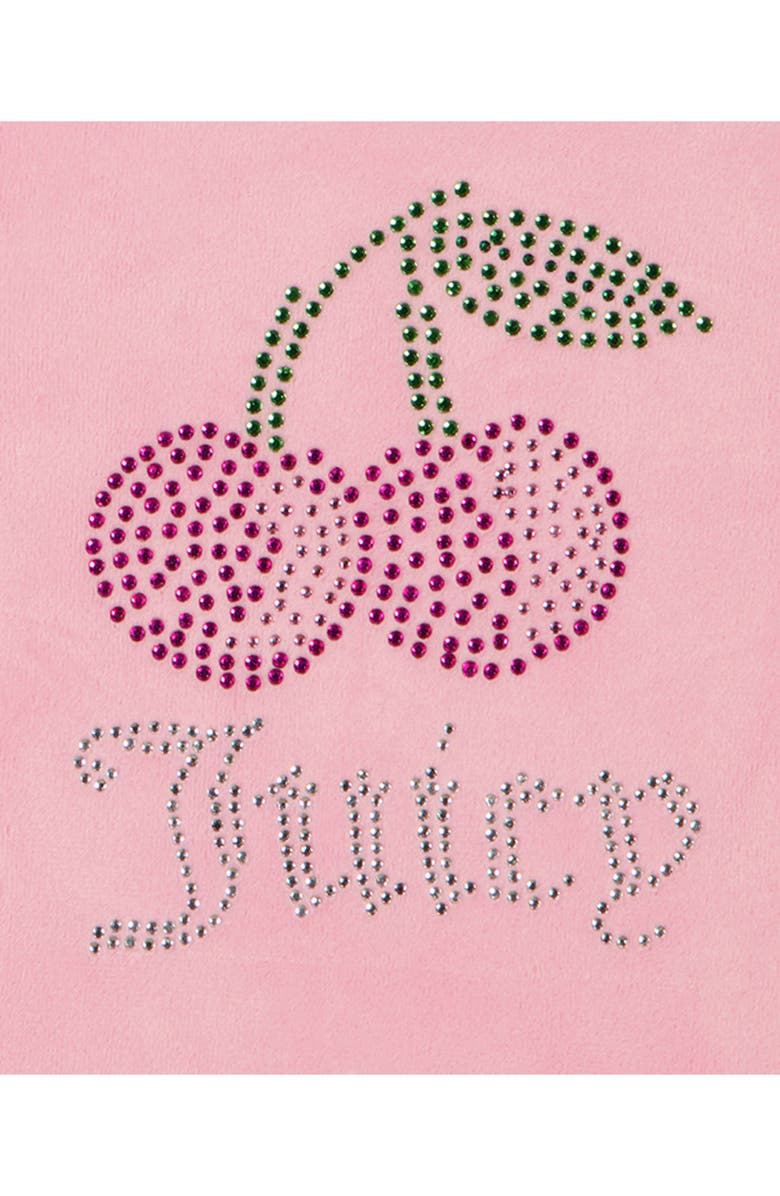 Juicy Couture Kids' Embellished Velour Tank & Shorts Set, Alternate, color, Pink