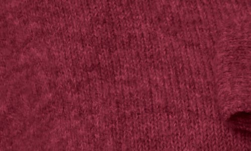 Cece Bow Front Sweter In Burgundy