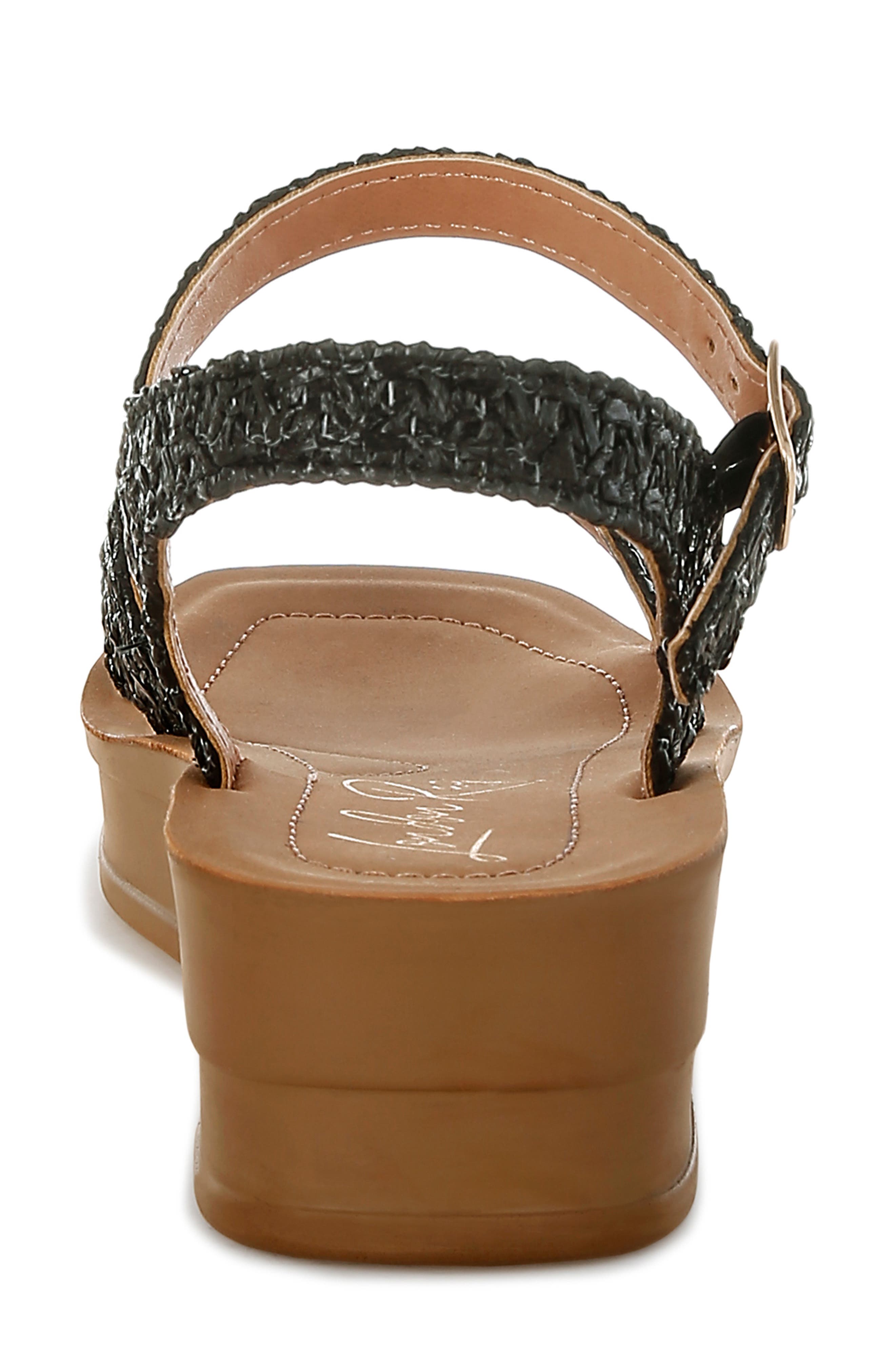LONDON RAG Sephone Platform Wedge Sandal, Alternate, color, Black