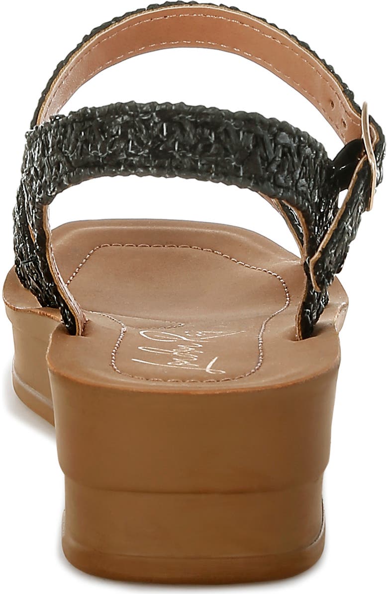 LONDON RAG Sephone Platform Wedge Sandal, Alternate, color, Black