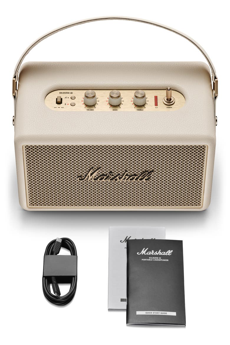 Kilburn III Portable Bluetooth® Speaker, Alternate, color, CREAM