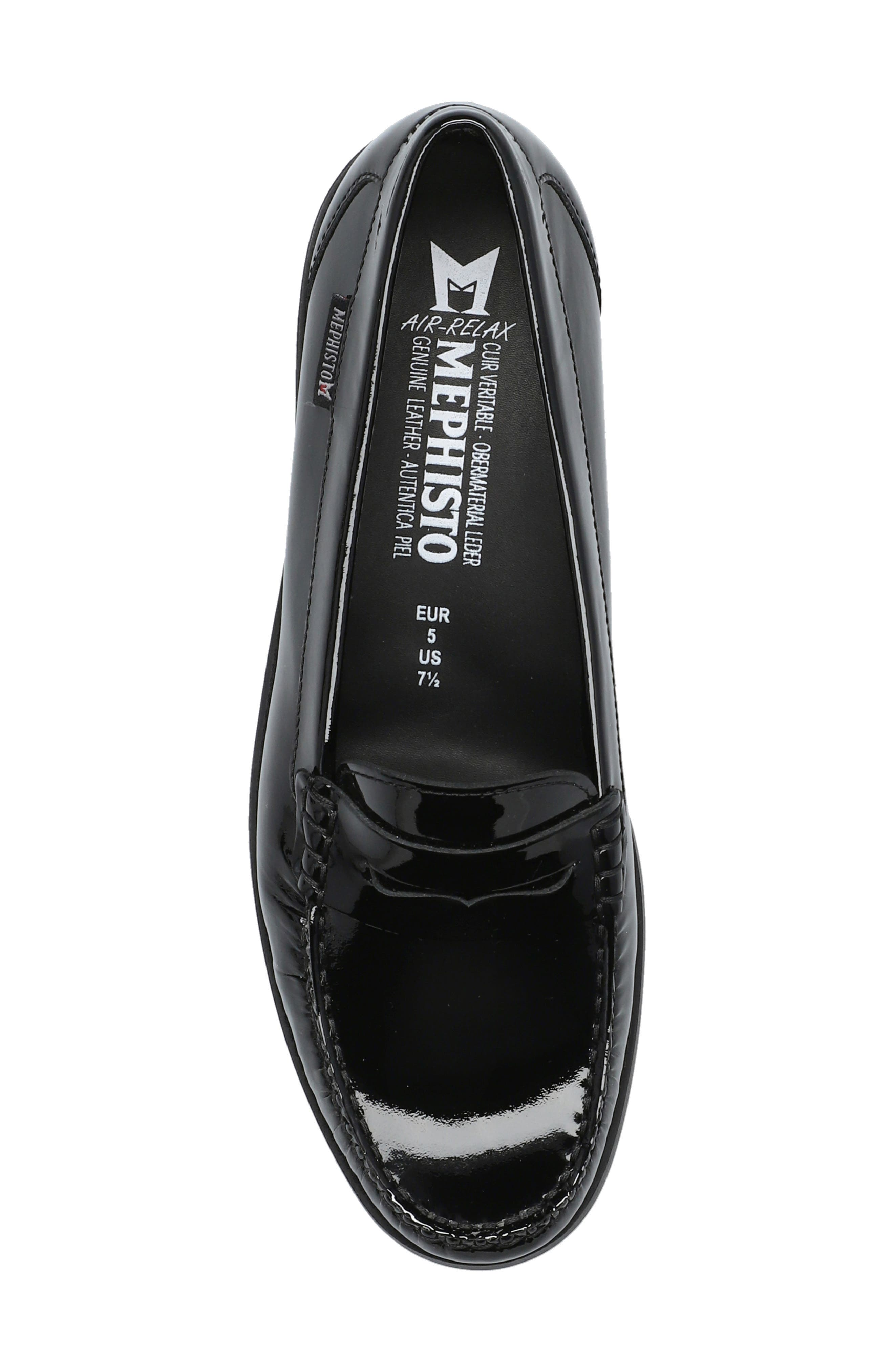 Mephisto Neda Penny Loafer, Alternate, color, Black Patent