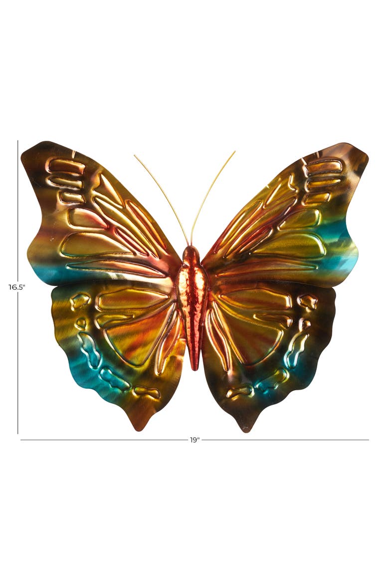 Butterfly Wall Decor, Alternate, color, MULTI COLORED