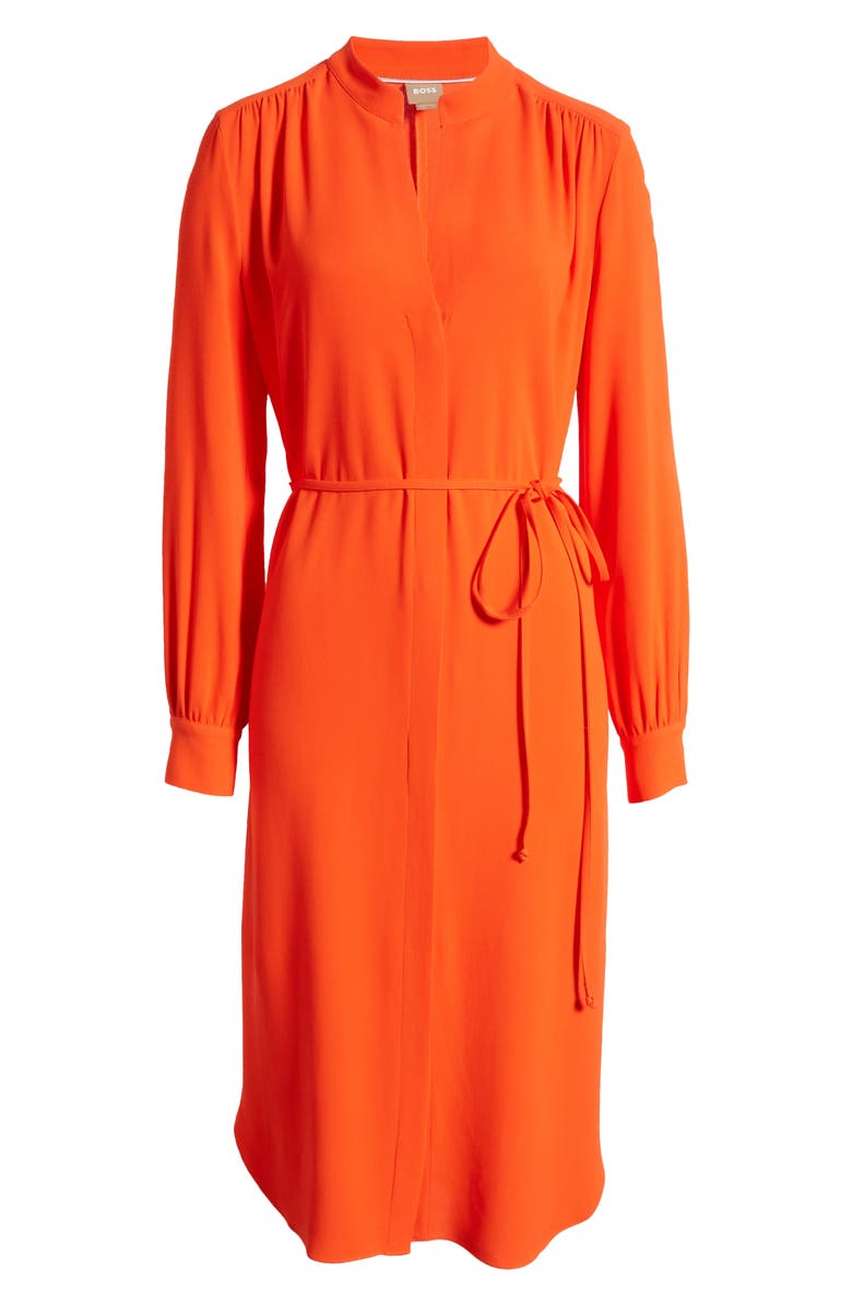BOSS Dibanorah Long Sleeve Midi Dress, Alternate, color,
