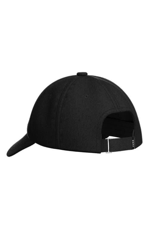 Hugo Boss Boss Derrel Wool Blend Baseball Cap In Black
