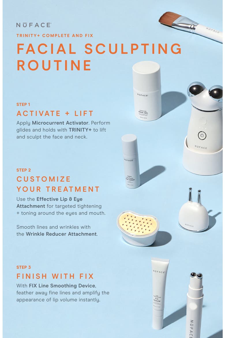 TRINITY+ Complete & FIX Facial Sculpting Routine (Limited Edition) (Nordstrom Exclusive) $998 Value, Alternate, color, WHITE