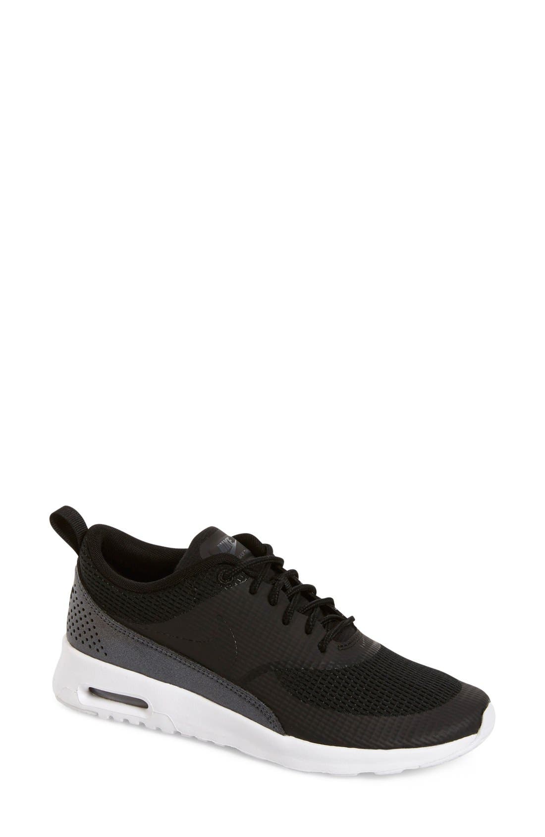 'Air Max Thea' Sneaker, Main, color, BLACK/ BLACK