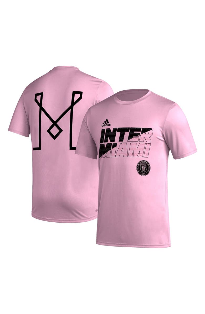 adidas Men's adidas Pink Inter Miami CF Team Jersey Hook AEROREADY T-Shirt, Main, color,