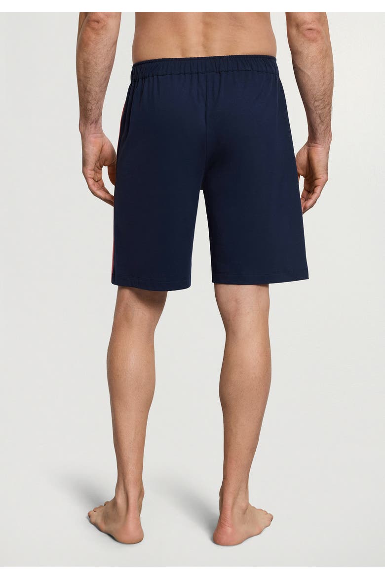Night And Day Cotton Drawstring Shorts, Alternate, color, Deep Navy/Garnet Rose