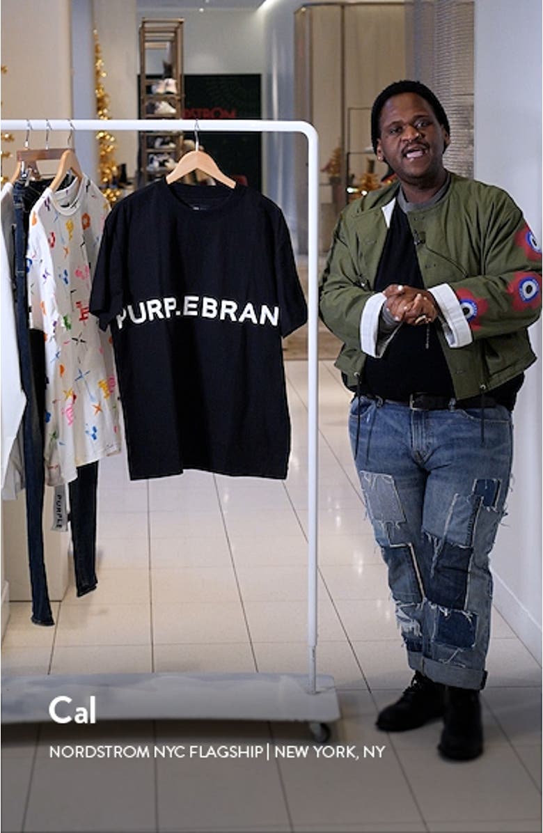 Logo Textured Cotton Jersey Graphic T-Shirt, sales video thumbnail