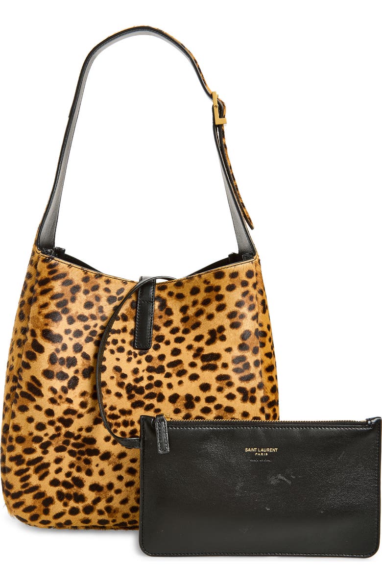 Saint Laurent Small Le 5 à 7 Shoulder Bag, Alternate, color, 2790 Beige Noir