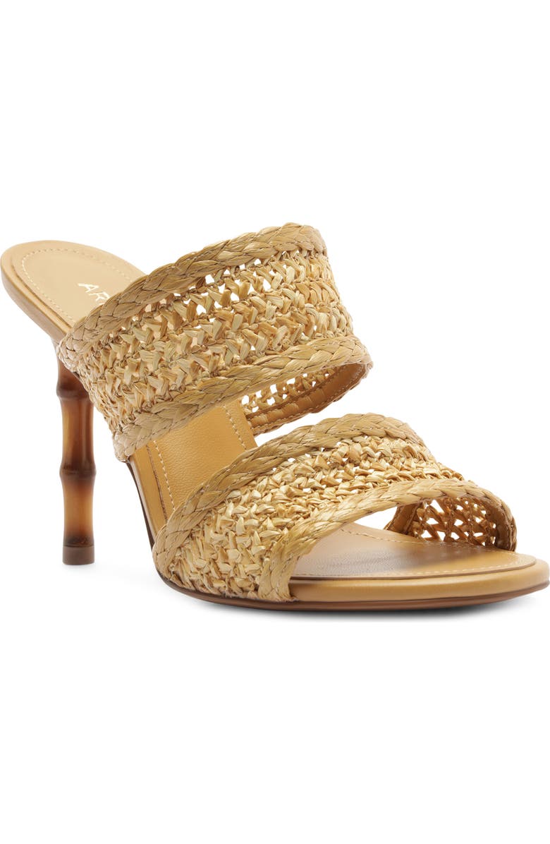 Arezzo Zula Stiletto Sandal, Main, color, Natural/ Caramel