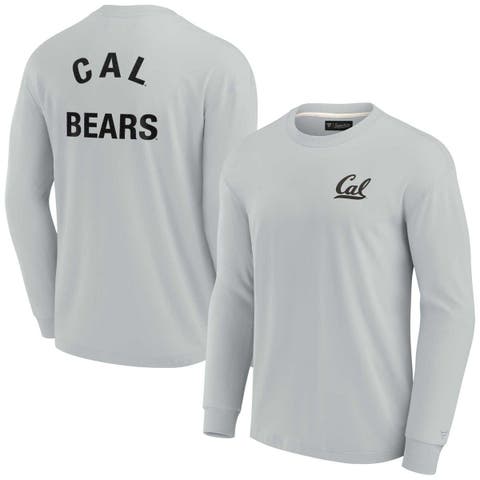 Unisex Fanatics Signature Gray Cal Bears Elements Super Soft Long Sleeve T-Shirt