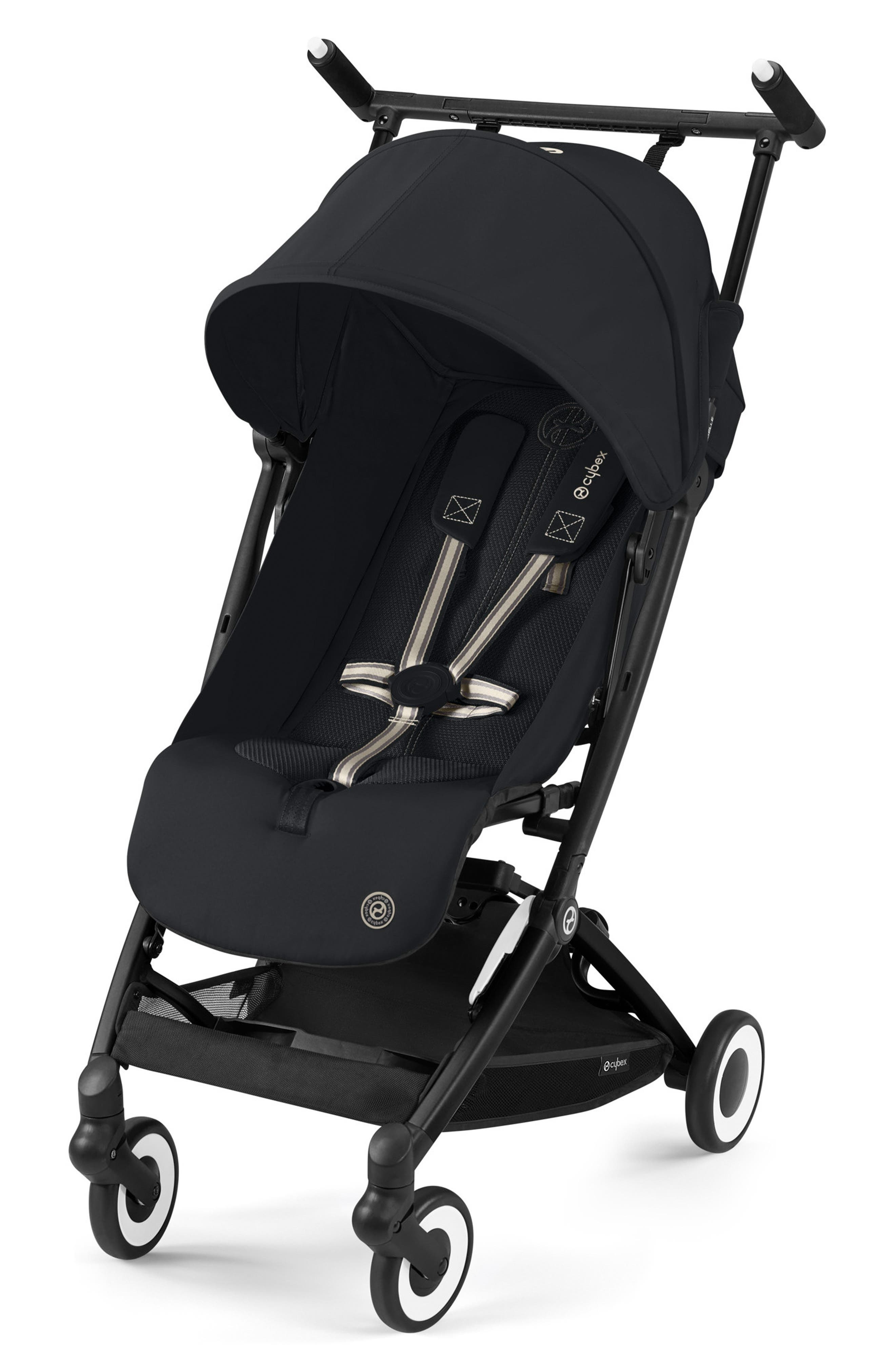 CYBEX Libelle 2 Ultracompact Lightweight Travel Stroller in Magic Black 