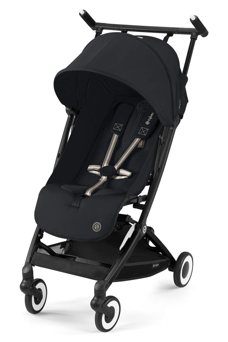 Libelle 2 Ultracompact Lightweight Travel Stroller, Main, color, MAGIC BLACK
