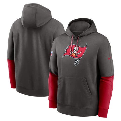 Men
s Nike Pewter Tampa Bay Buccaneers 2024 Sideline Club Pullover Hoodie