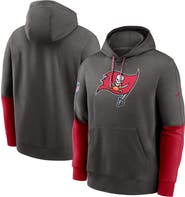 Nike Men's Nike Pewter Tampa Bay Buccaneers 2024 Sideline Club Pullover Hoodie