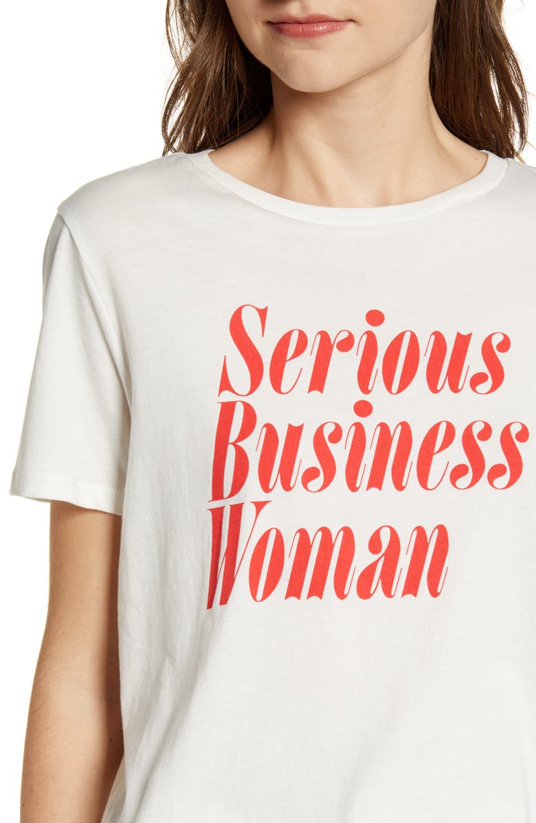 ban.do Serious Business Woman Classic Tee, Alternate, color, 