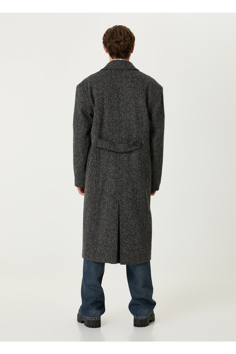 Wool & Cashmere Blend Your *Itch Wool Long Overcoat, Alternate, color, BLACK