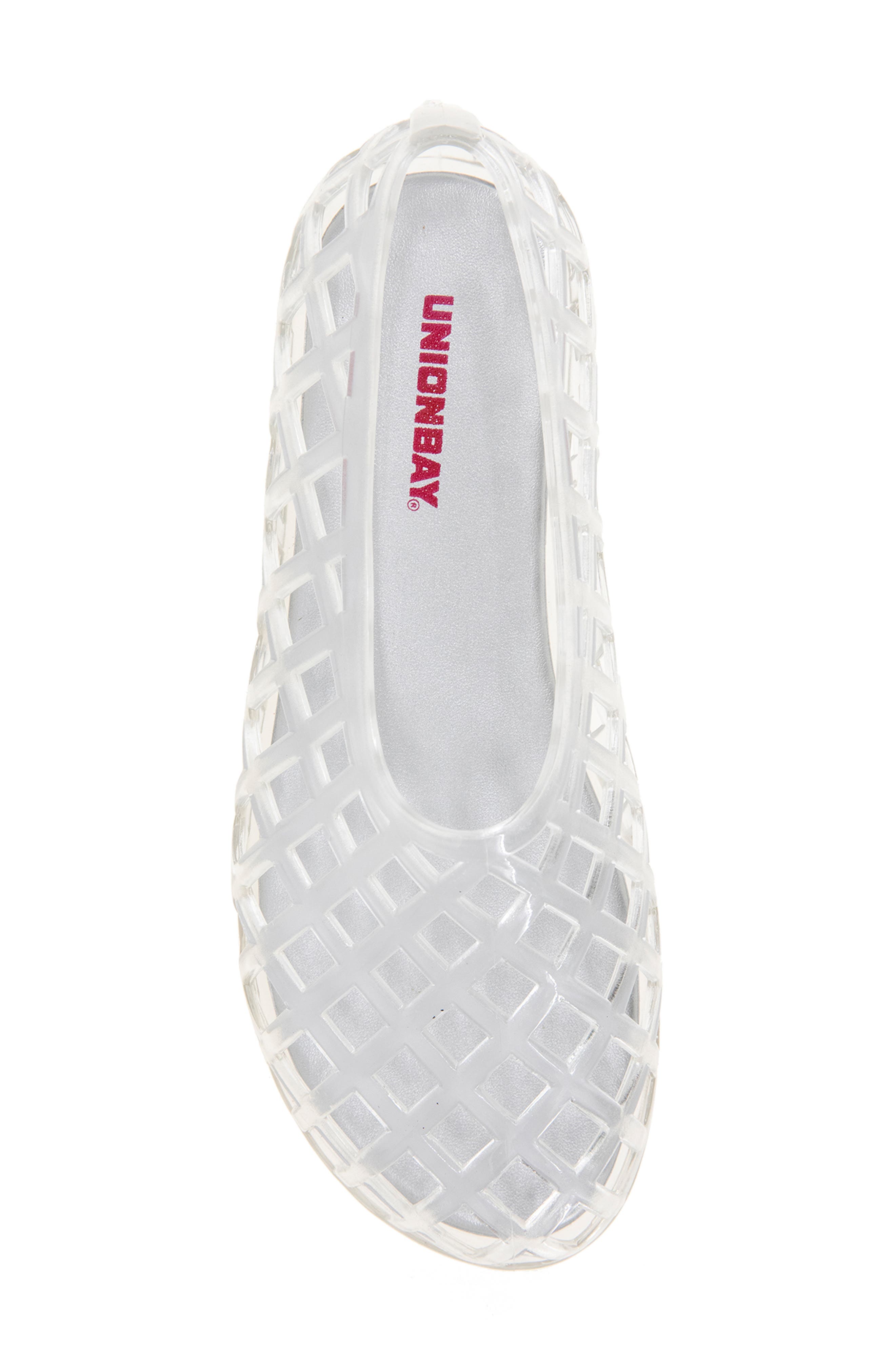 UNIONBAY Jammie Jelly Flat, Alternate, color, Clear