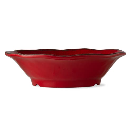 Tag Veranda Melamine Bowls Set Of 4 Red Salad Dining Bowls In Red