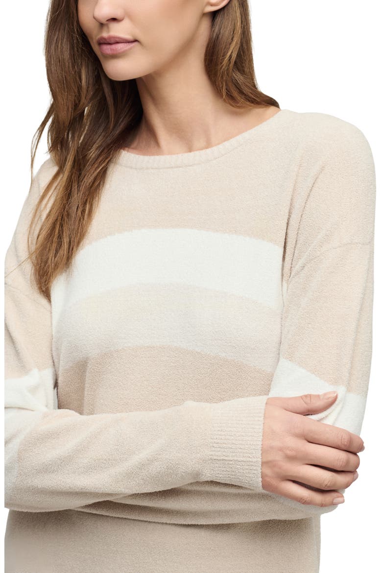 CozyChic® Ultra Lite® Wavy Colorblock Pullover Sweater, Alternate, color, STONE MULTI
