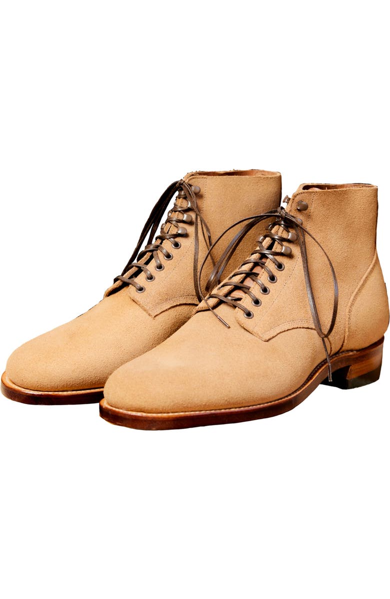 Fortela Viberg X Fortela Cordovan Leather Boots, Main, color, Natural