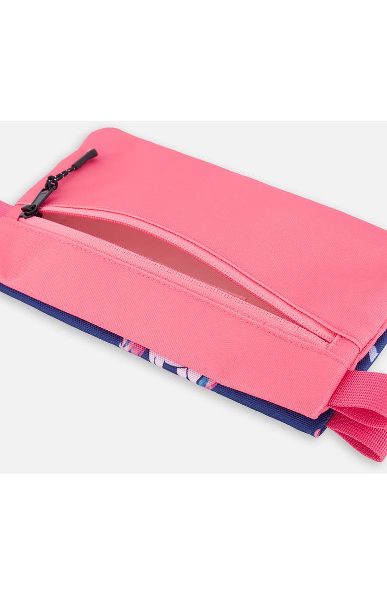 Deux par Deux Double Pencil Case Unicorn, Alternate, color, Navy