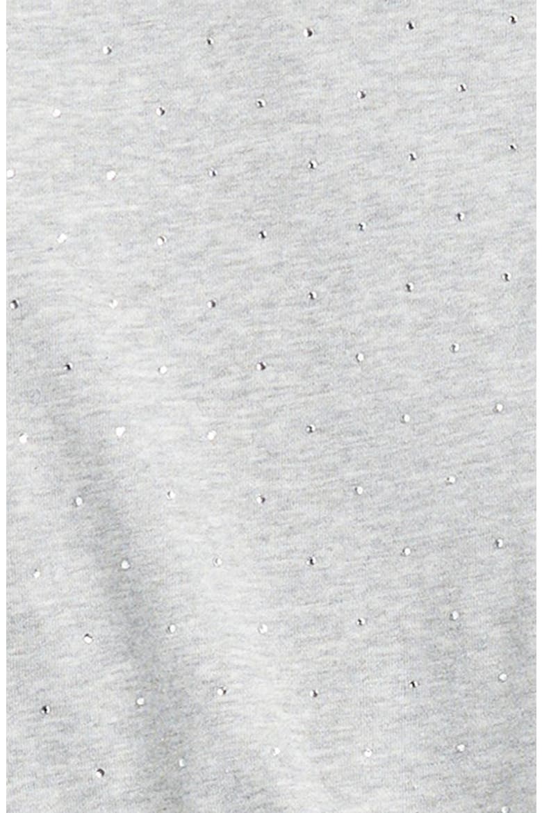 Kids' Crystal Accent Hoodie & Jogger Set, Alternate, color, HEATHER GREY