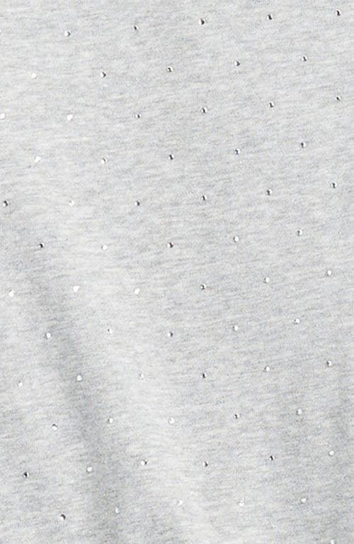 Tractr Kids' Crystal Accent Hoodie & Jogger Set In Gray