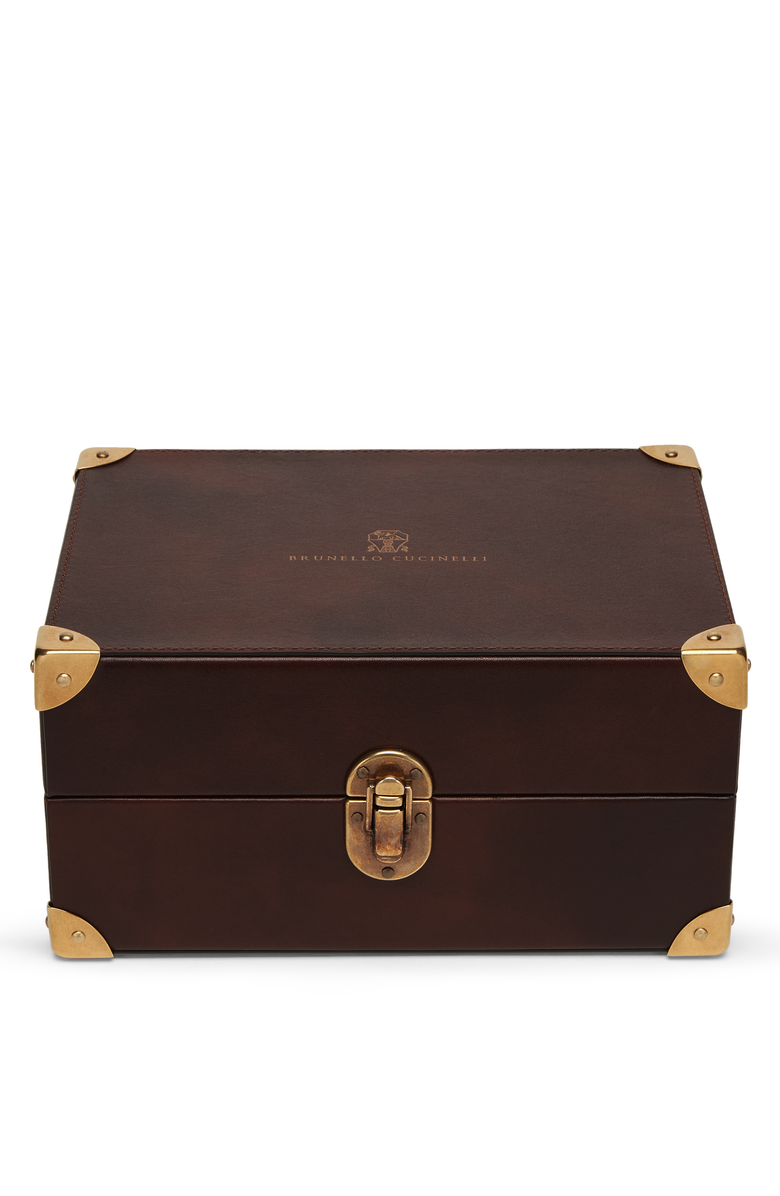 Brunello Cucinelli Calfskin watch roll, Main, color, 