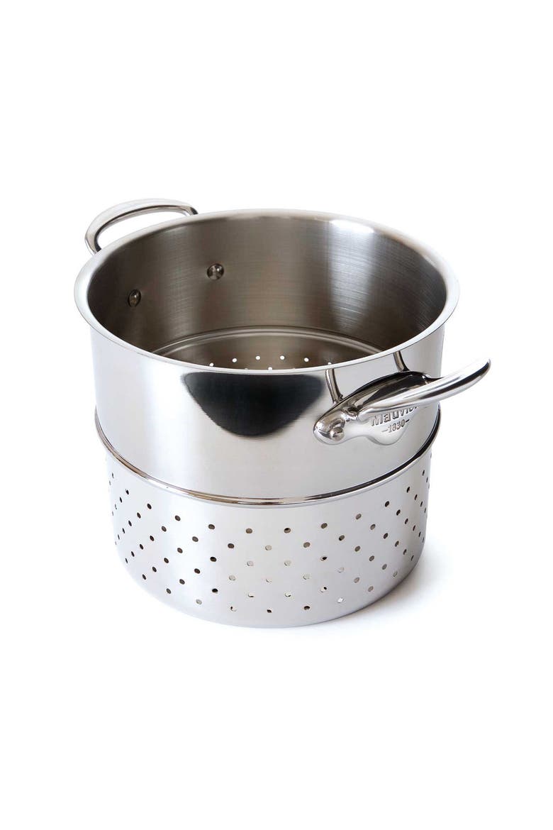 M'Cook 9.5 Inch Steel Pasta Insert, Main, color, Silver