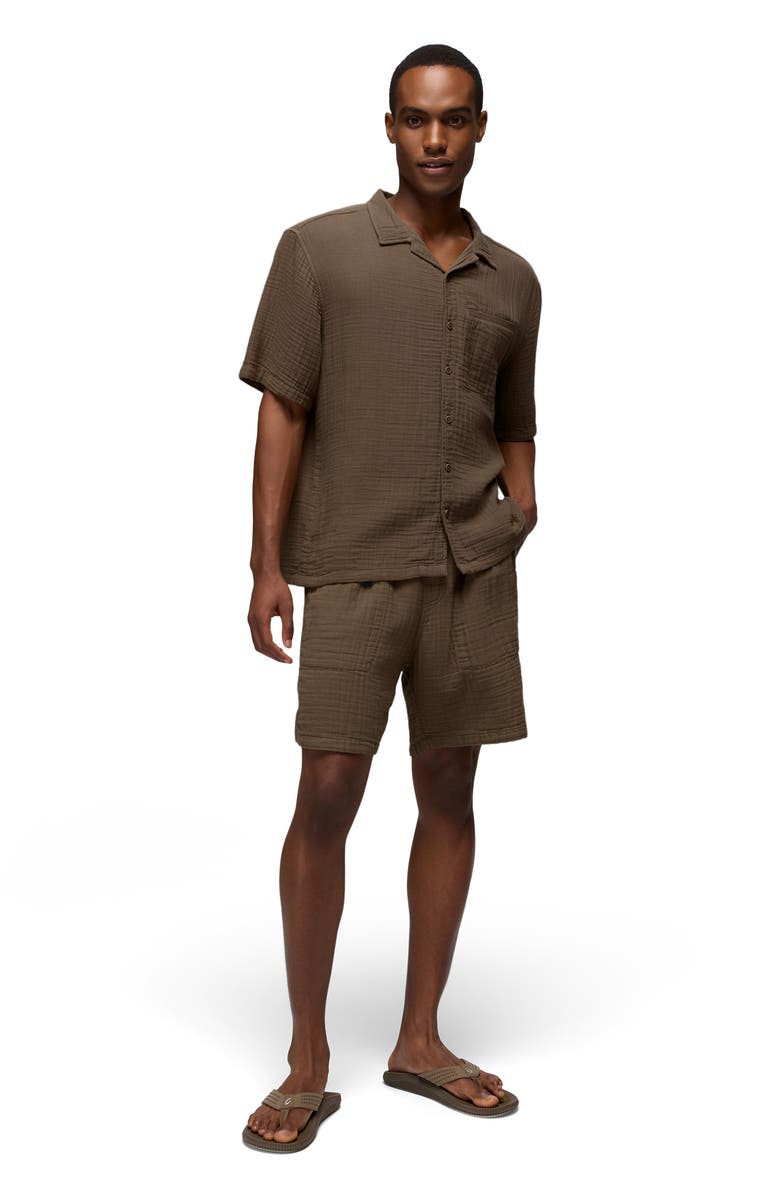 prAna Hideaways Organic Cotton Camp Shirt, Alternate, color, 